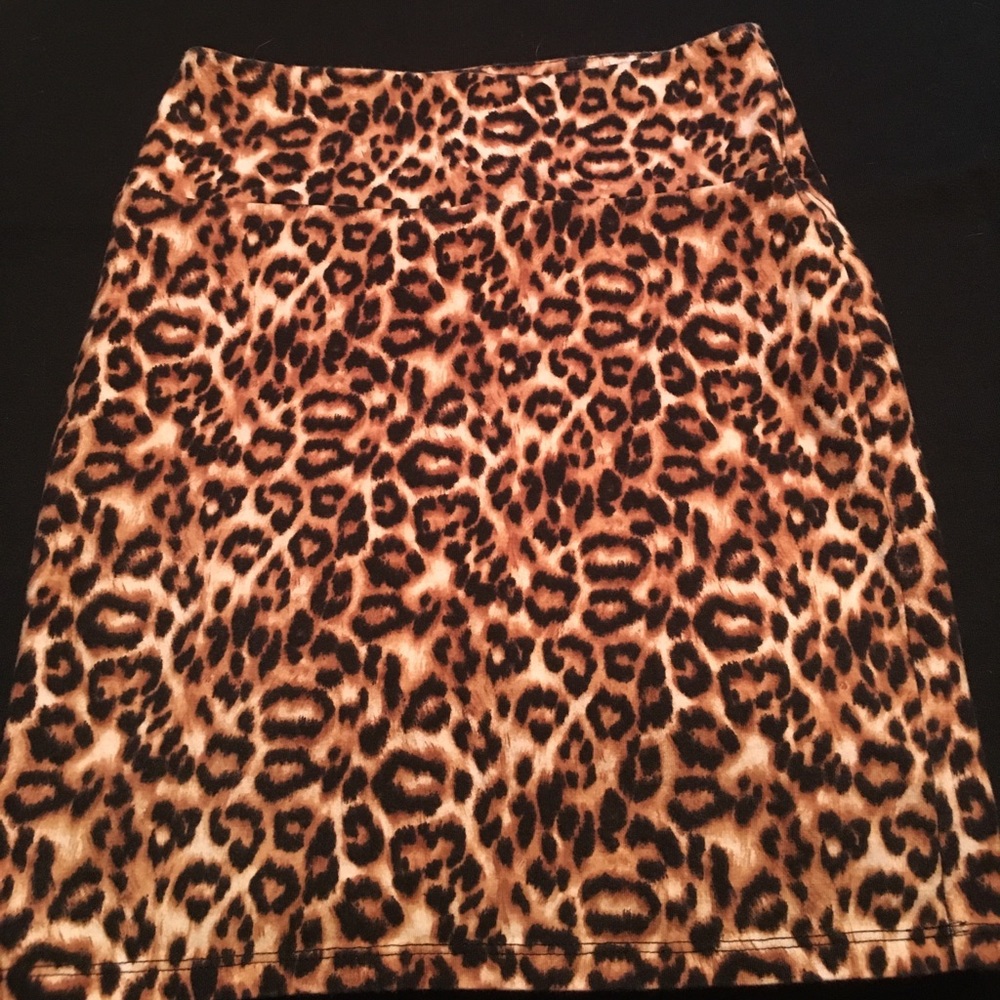 Cheetah Print Pencil Skirt