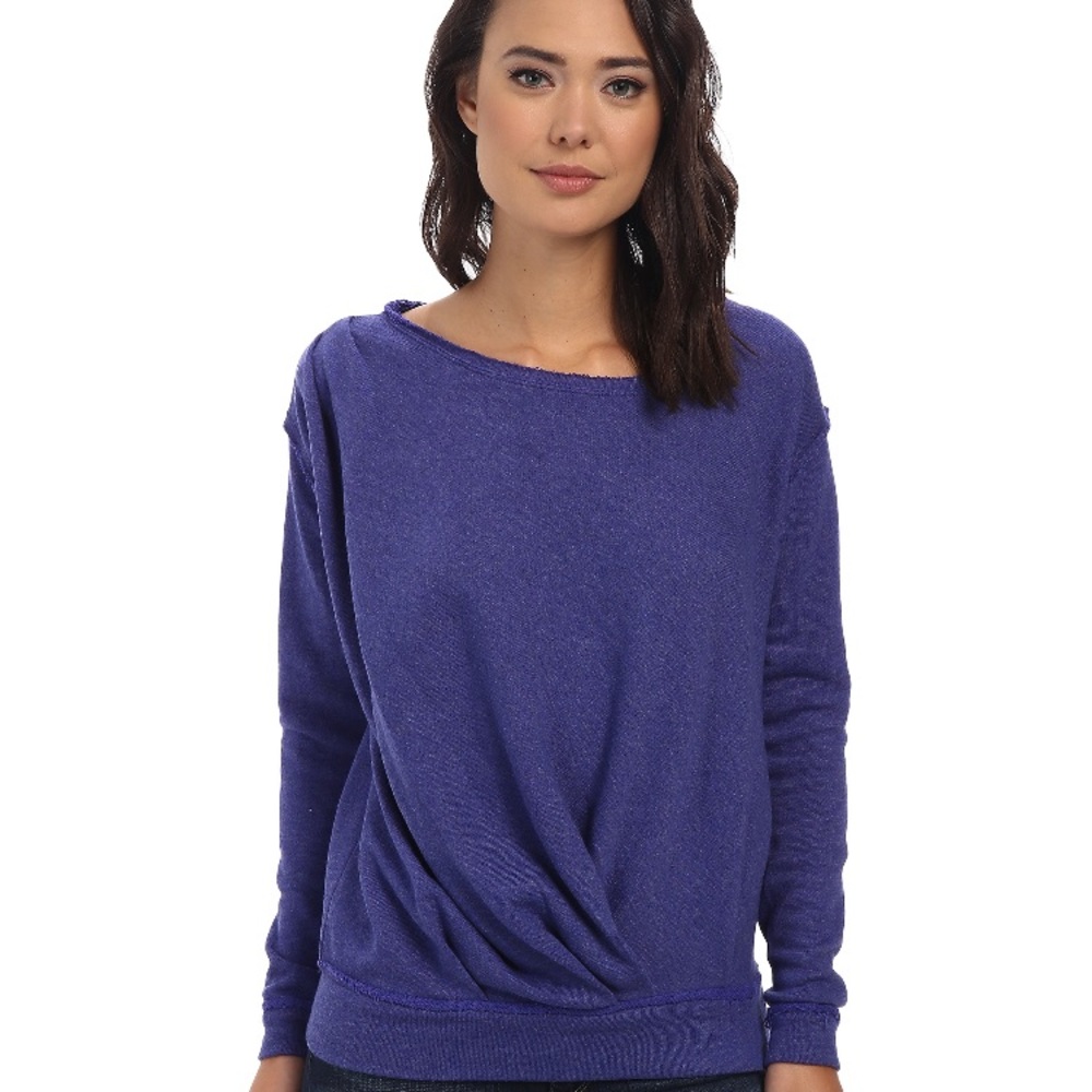 NWT Free People "Draped Up" pullover sweatshirt