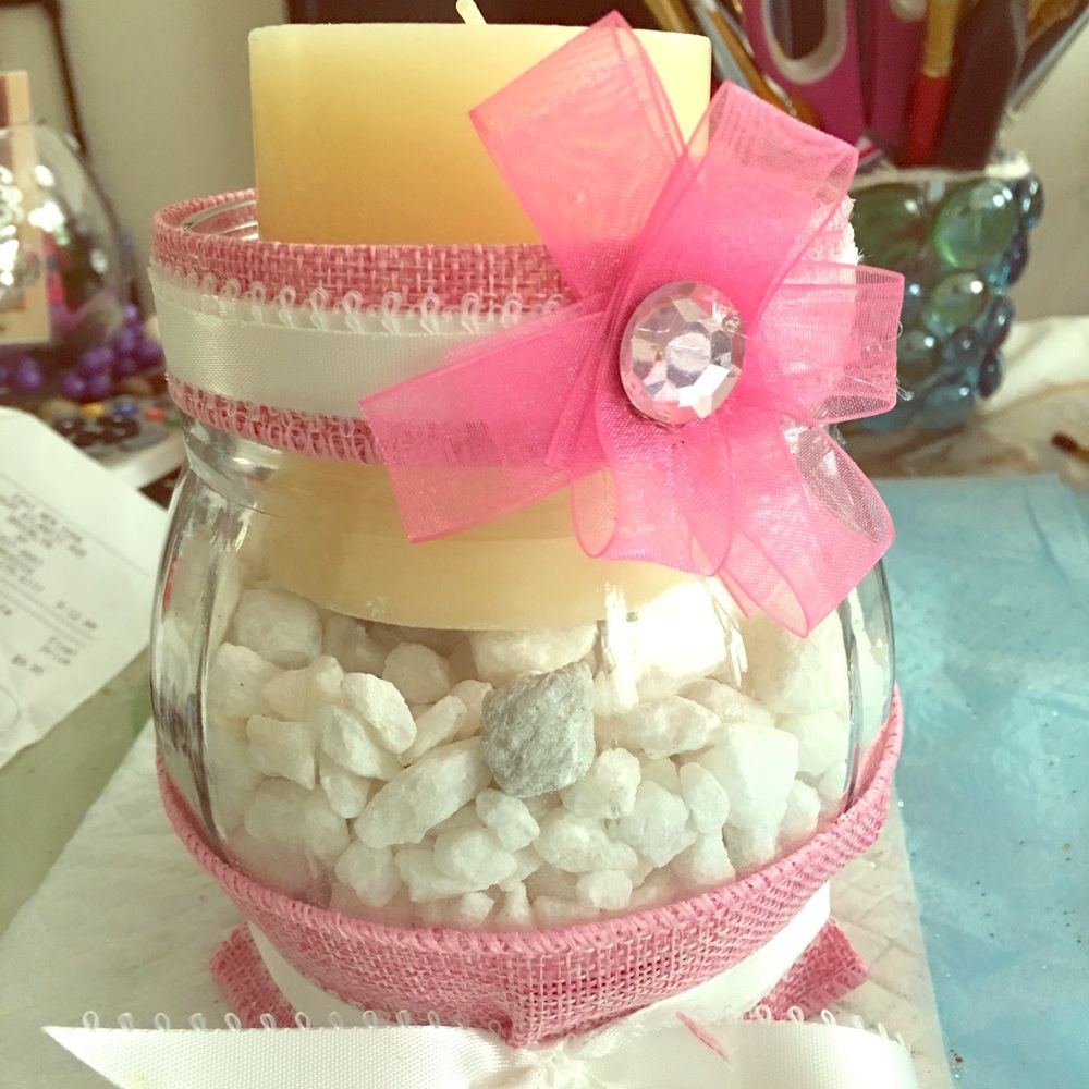 Candle and candle holder