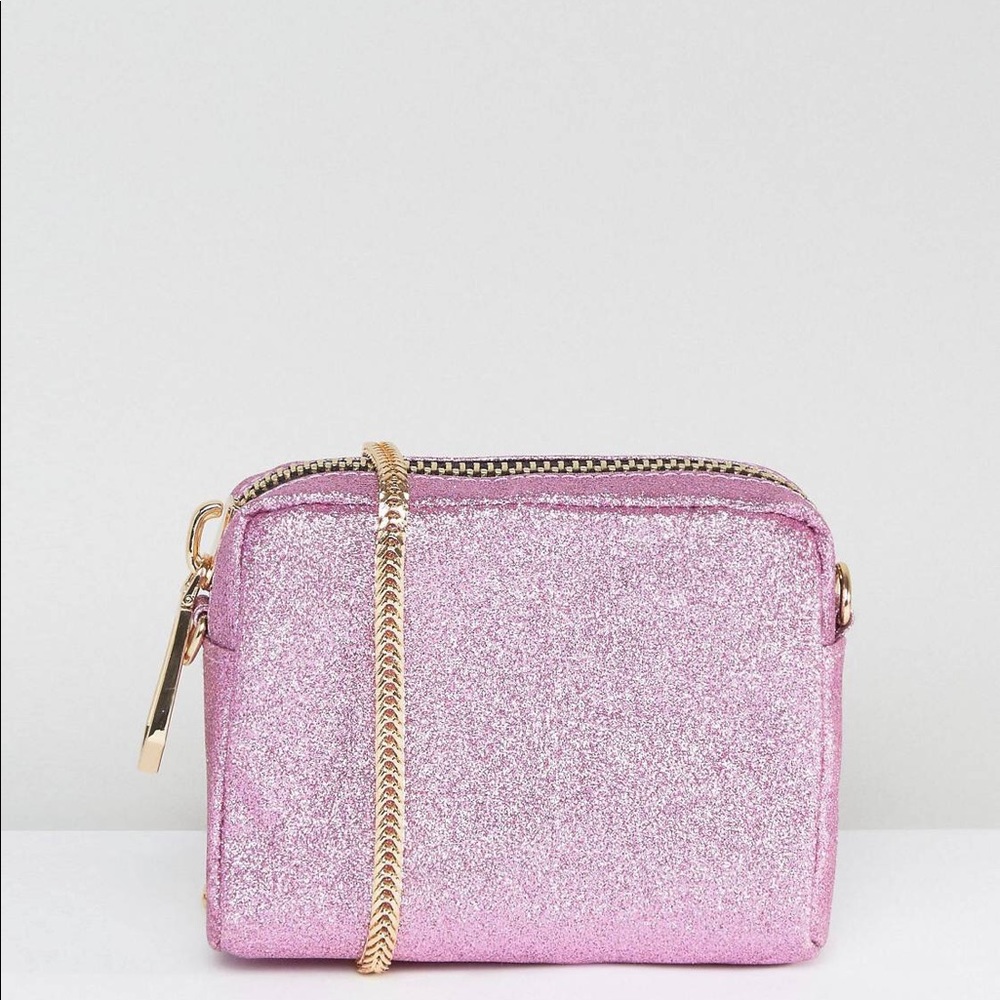 River Island Glitter Crossbody Bag
