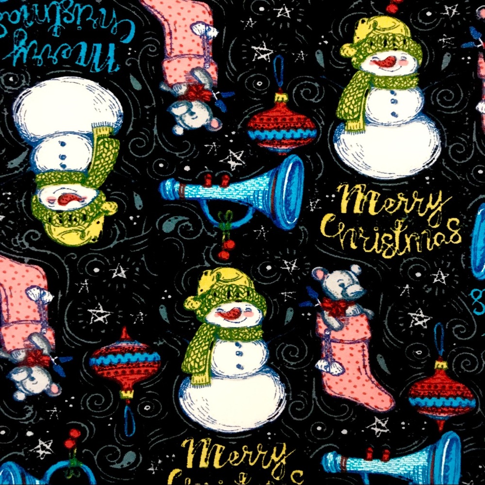 Buttery Soft Christmas Santa Holiday Leggings OS