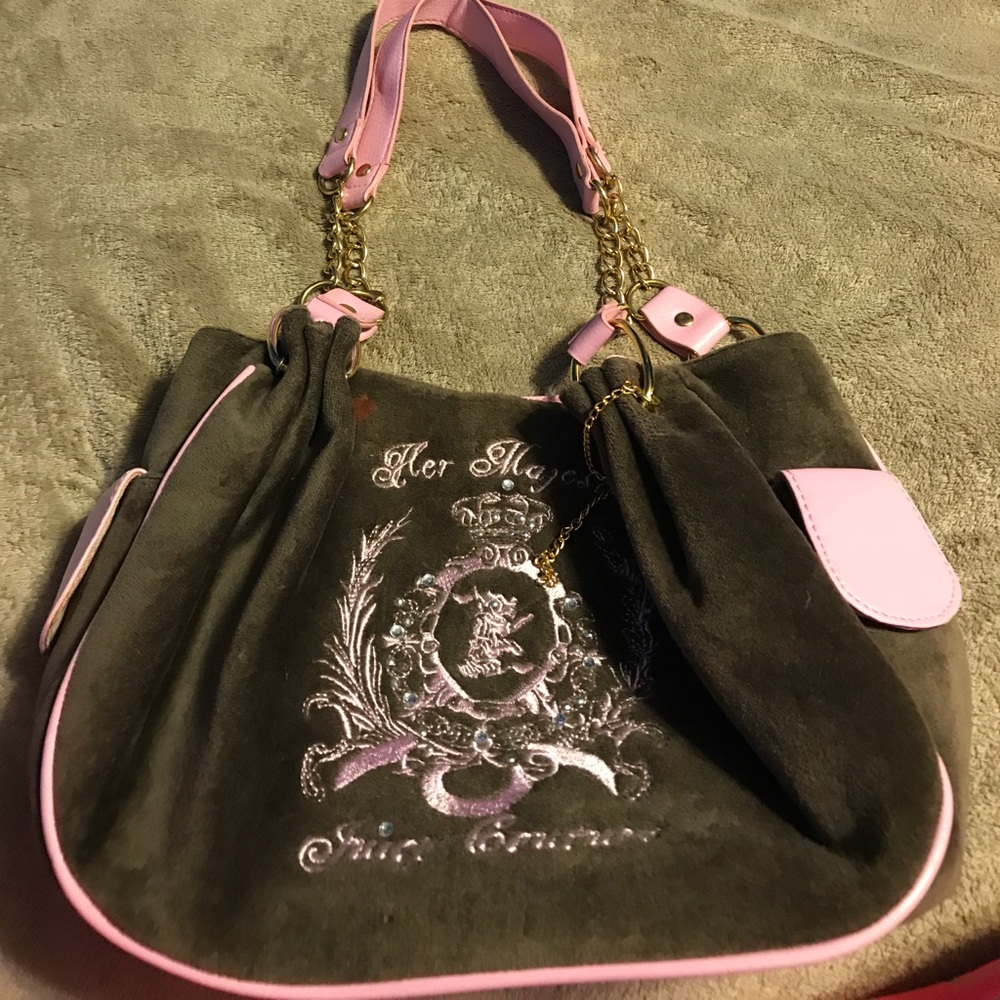Juicy couture purse (pink and brown)