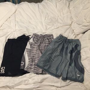 3 pairs KD basketball shorts