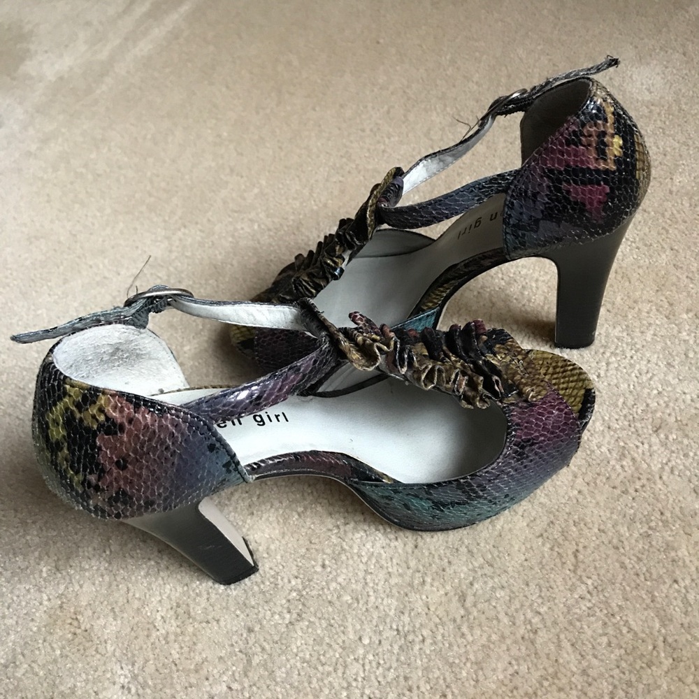 Madden Girl Snake Skin Heels