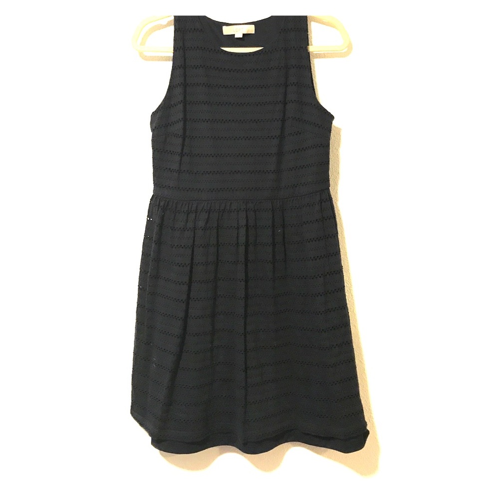 Ann Taylor loft navy blue dress