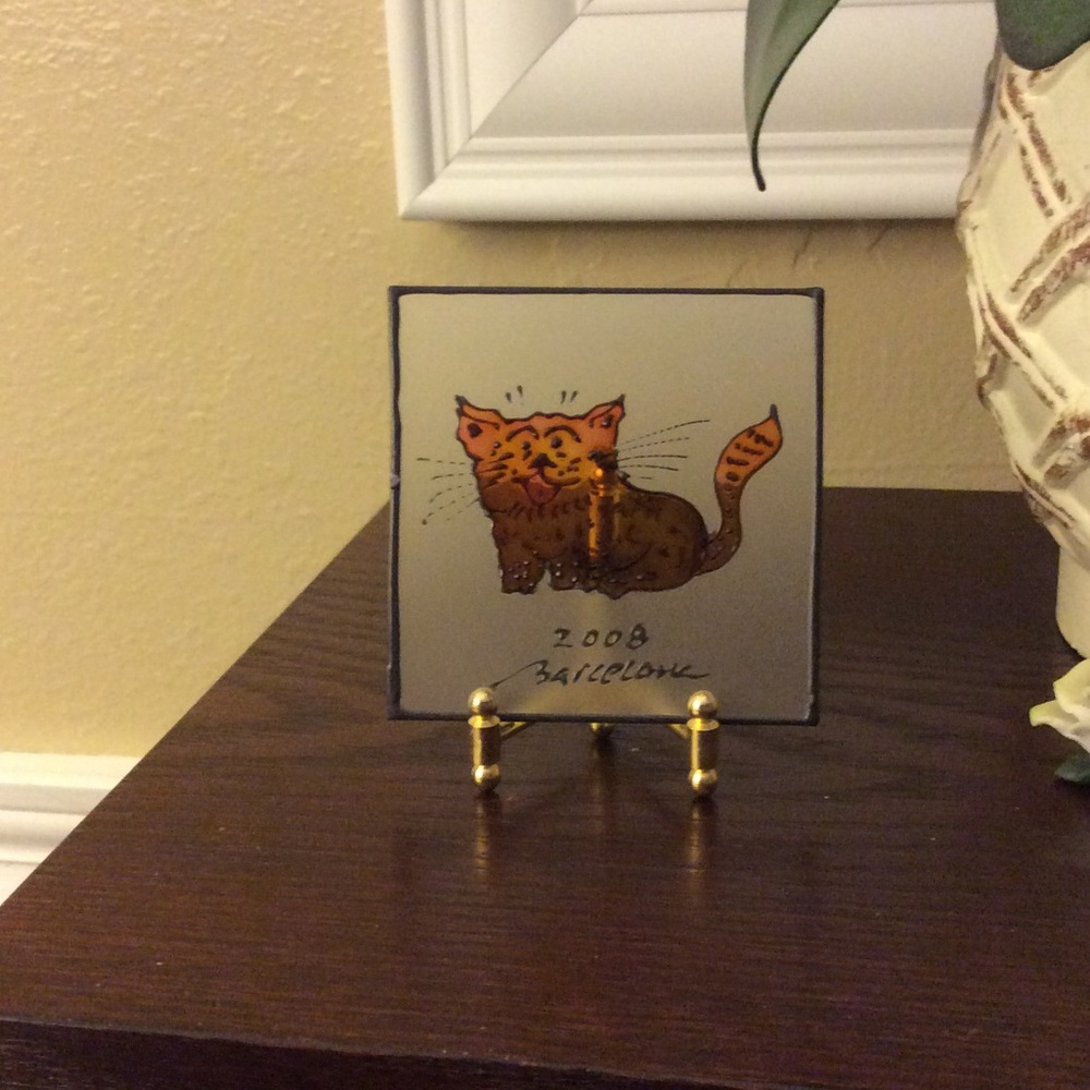 Handmade mini glass art