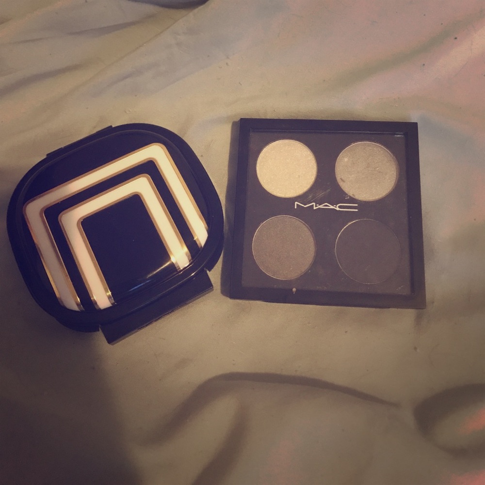 M.A.C eye shadow palletes.
