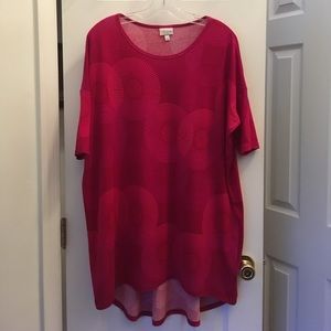 🌹 LULAROE 'Irma' Hot Pink Tunic - Size Medium 🌹