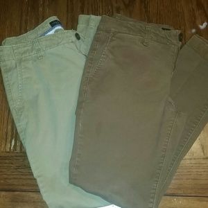 Khakis aeropostle, skinny and slim straight