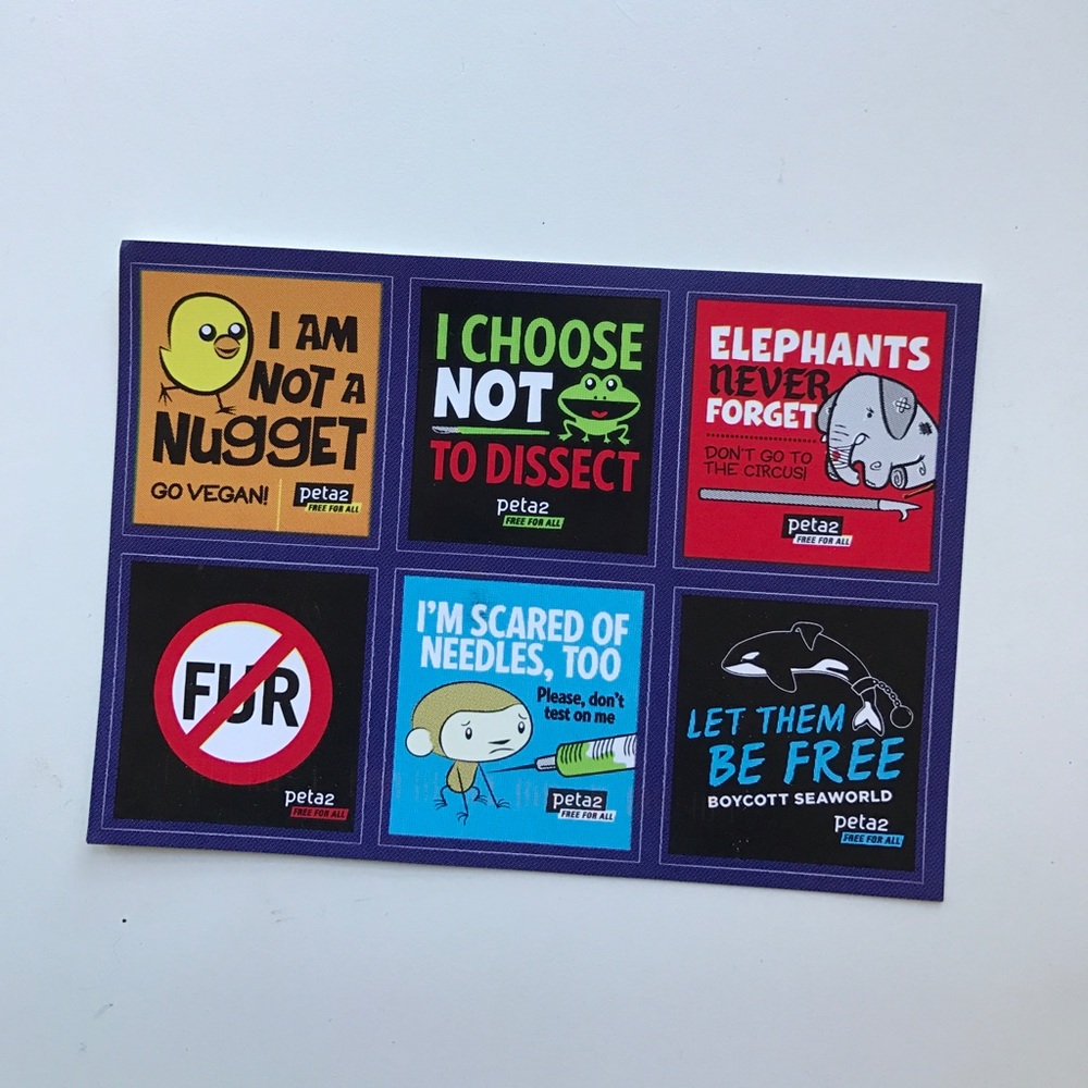 PETA Stickers