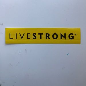 Livestrong sticker