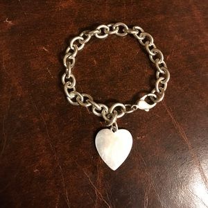Silver Heart Bracelet