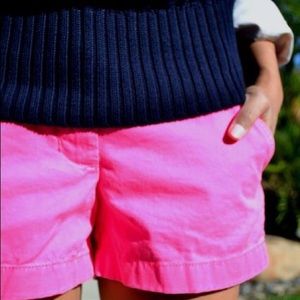 Hot pink J.Crew shorts