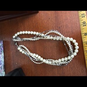 Coldwater creek ladies pearl five strand necklace