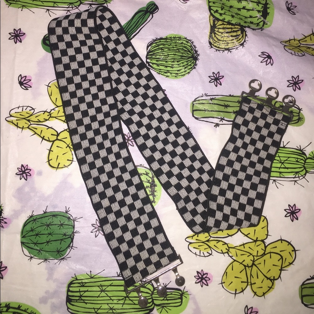 🖤▫️80's Vintage▫️🖤 checkerboard belt