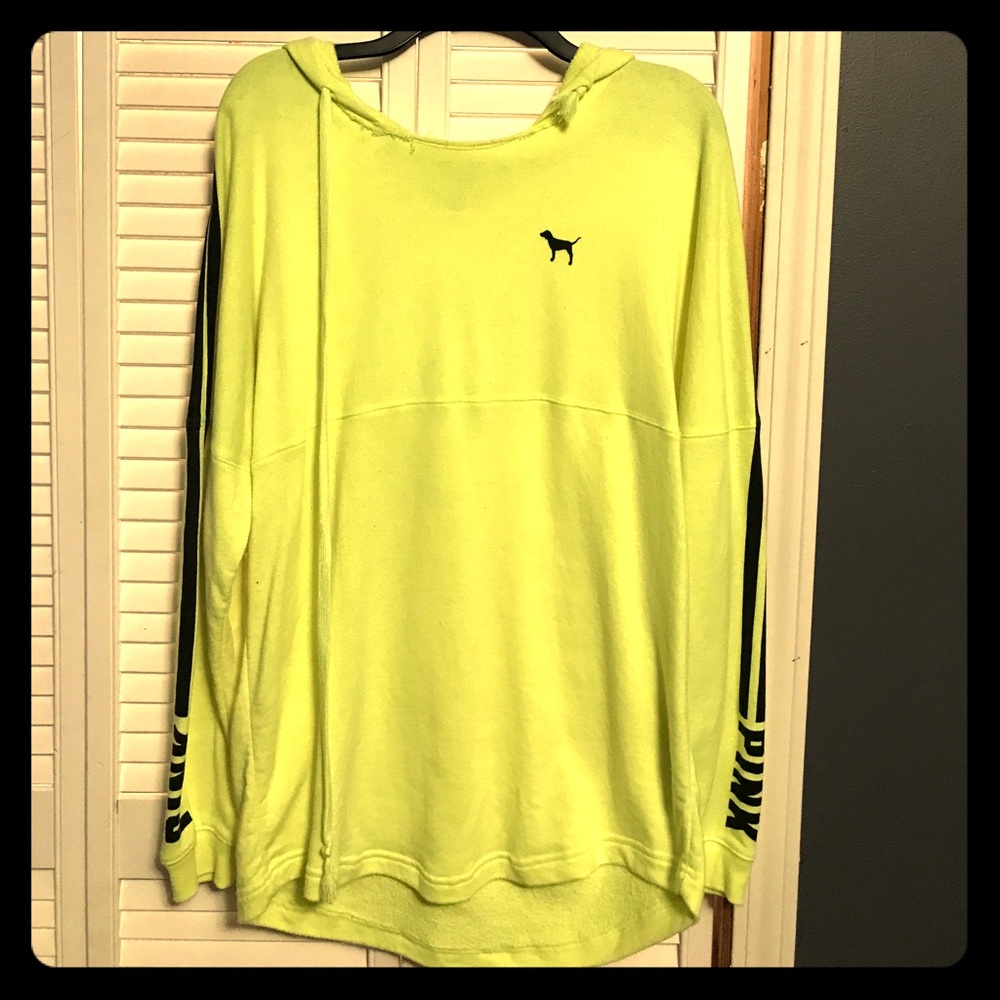 Yellow Victoria's Secret Pink Hoodie