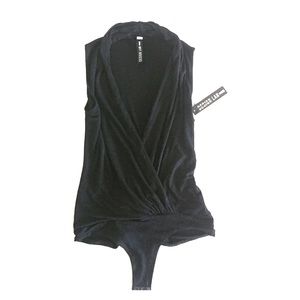 Lord & Taylor DESIGN LAB black bodysuit