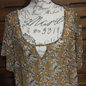 Torrid Floral Crochet Top. Torrid Size 3