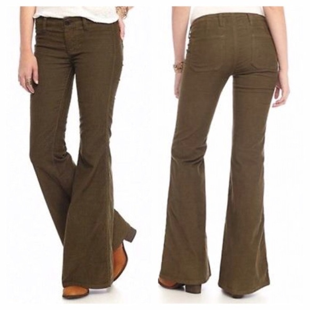Free People Corduroy Bell Bottoms