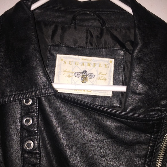Faux leather jacket - Picture 2 of 2