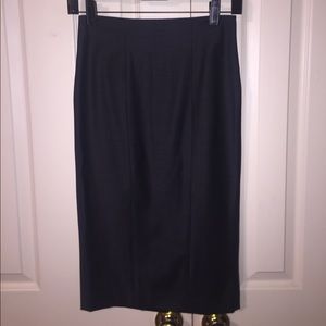 Bebe Charcoal Pencil Skirt size 0 Button Split