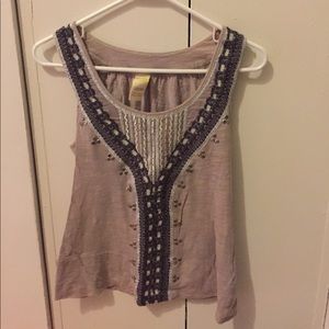 Embellished tank top