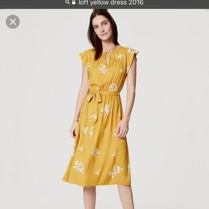 Yellow Loft Dress