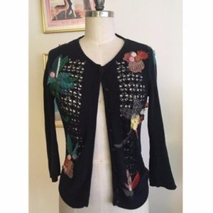 Anthropologie Mona + Mabel Floriography Cardigan