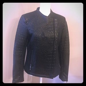 BCBG MAXAZRIA | Large | Faux Leather Jacket