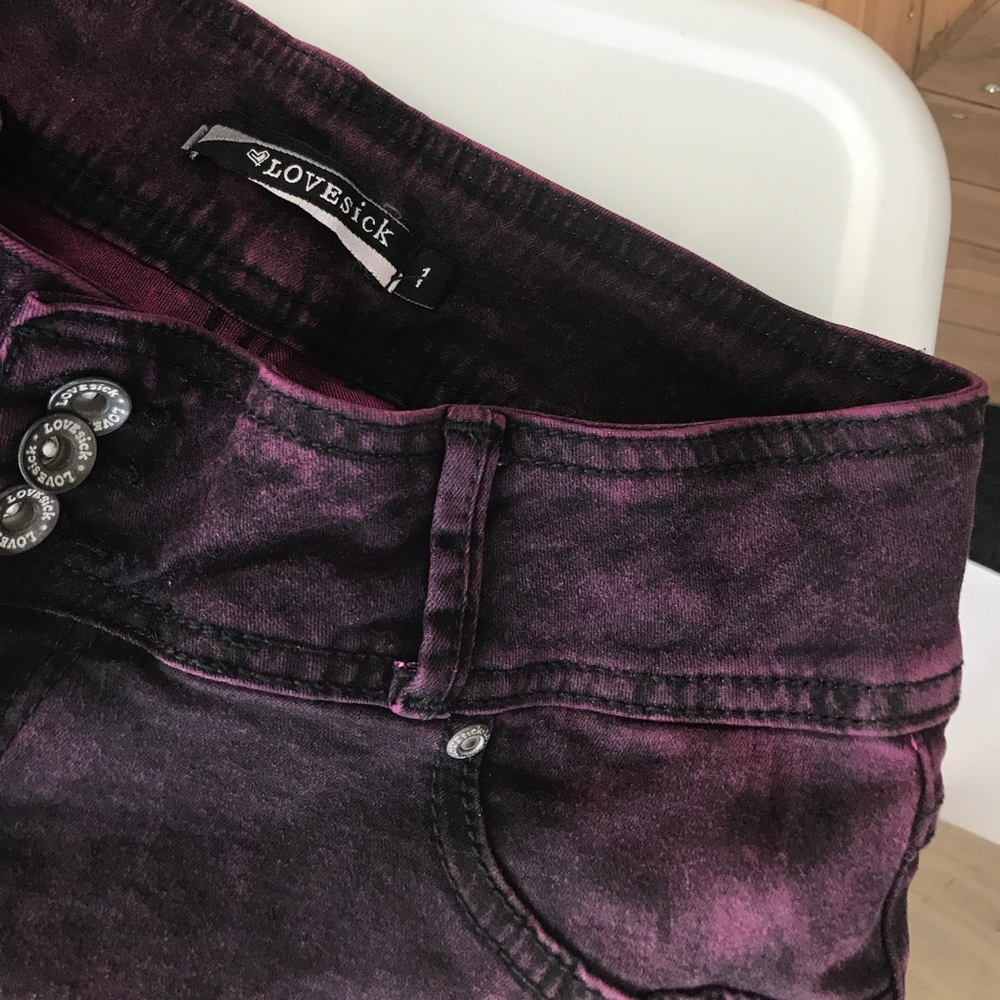 Lovesick Acid Wash Pants