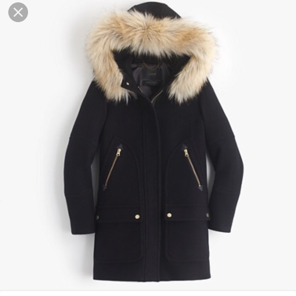 j crew wool chateau parka
