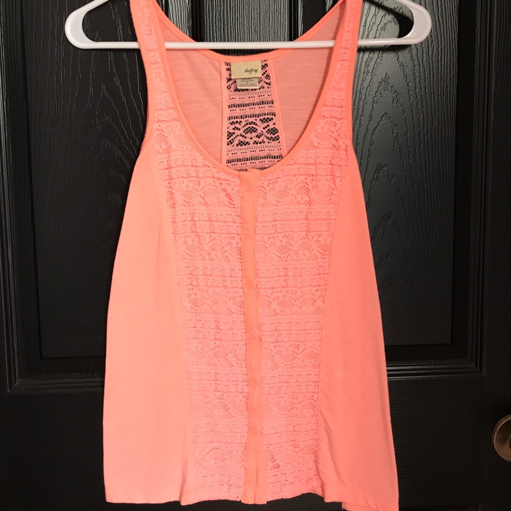 Daytrip button up lace tank