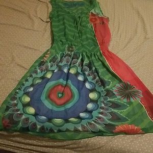 Desigual dress cinched at waist