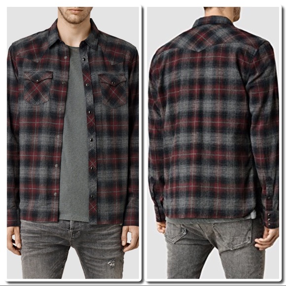 All Saints Cammont LS Shirt - Picture 2 of 3