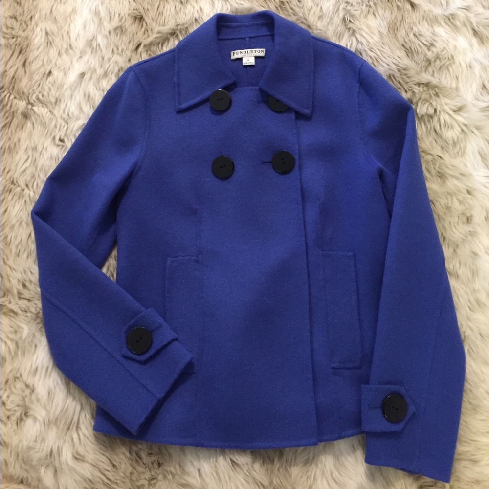 Pendleton merino wool coat