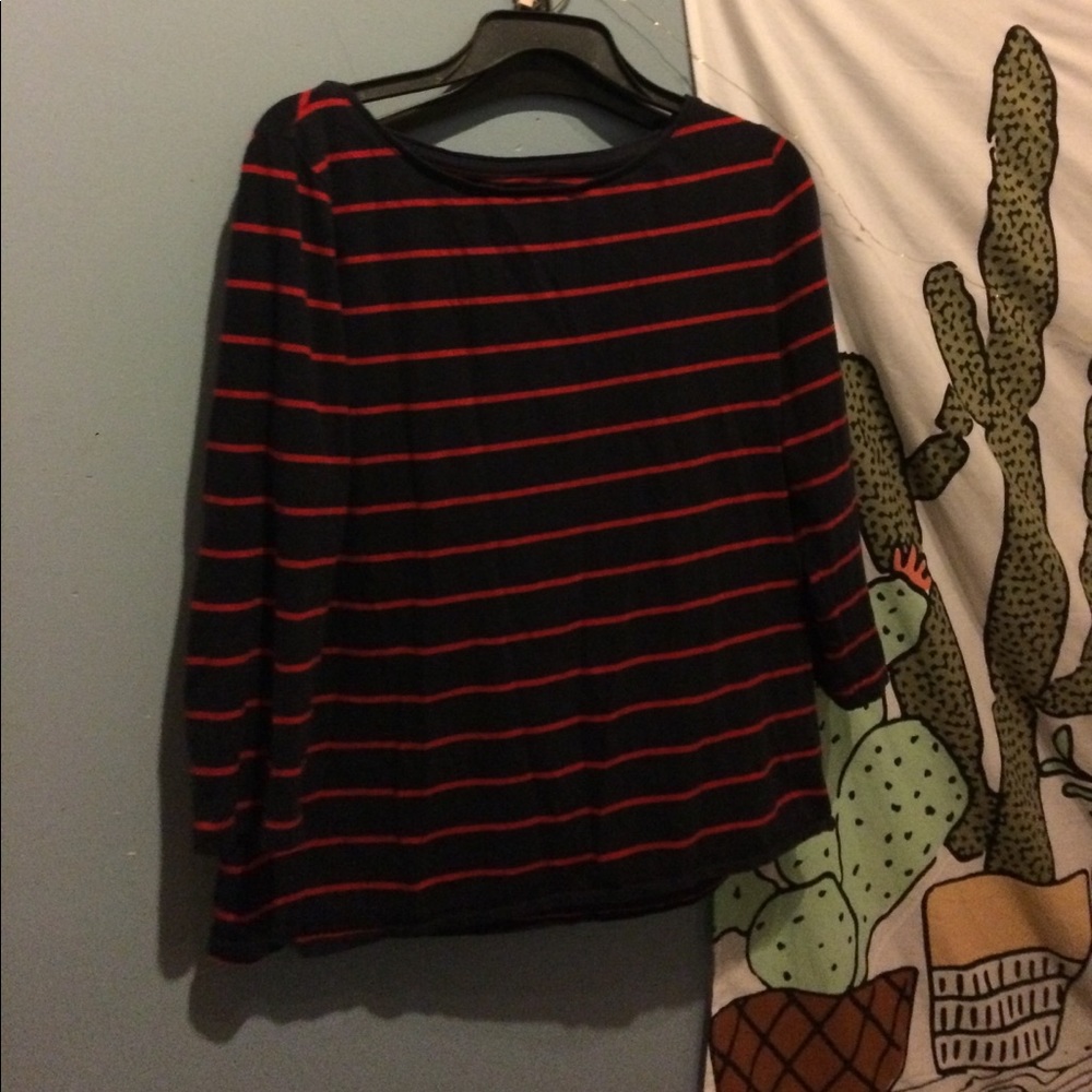 Blue and Red long sleeve shirt from Merona