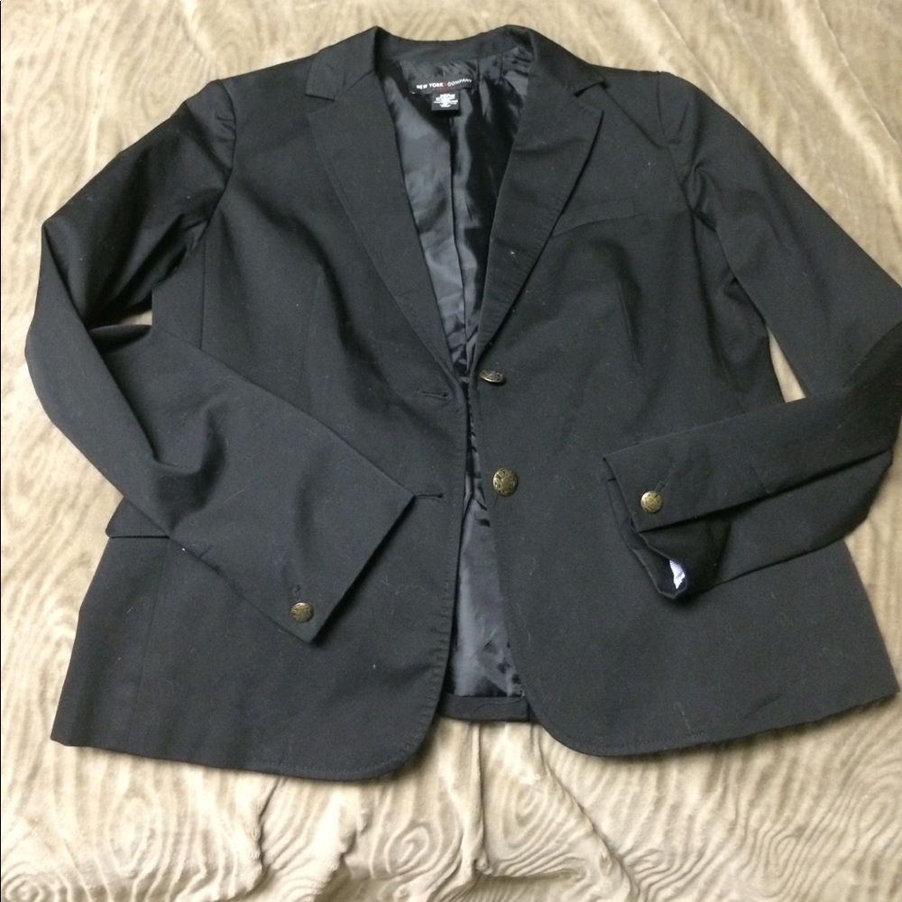 New York and Company Black Dress Coat