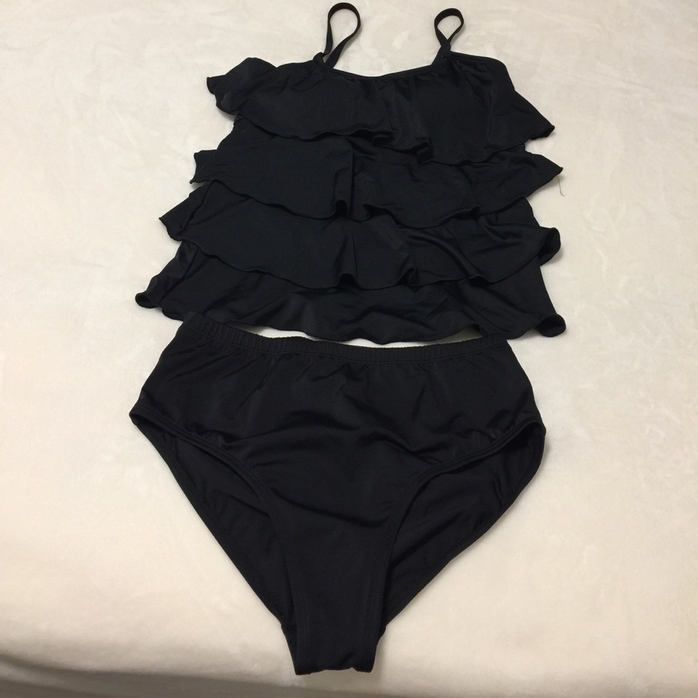 Dippin Daisy's Sz 14 Black Tankini