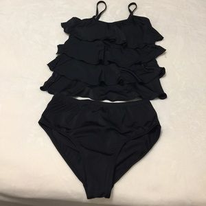 Dippin Daisy's Sz 14 Black Tankini