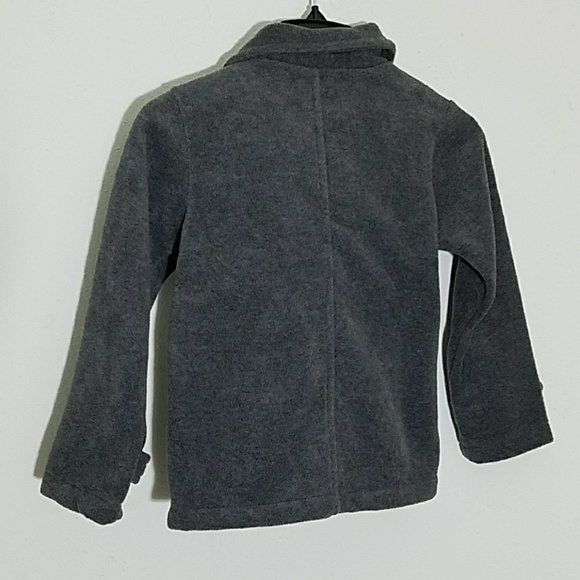 🆕️ Boy's Double Breasted Fleece Coat with Hat - Picture 2 of 5