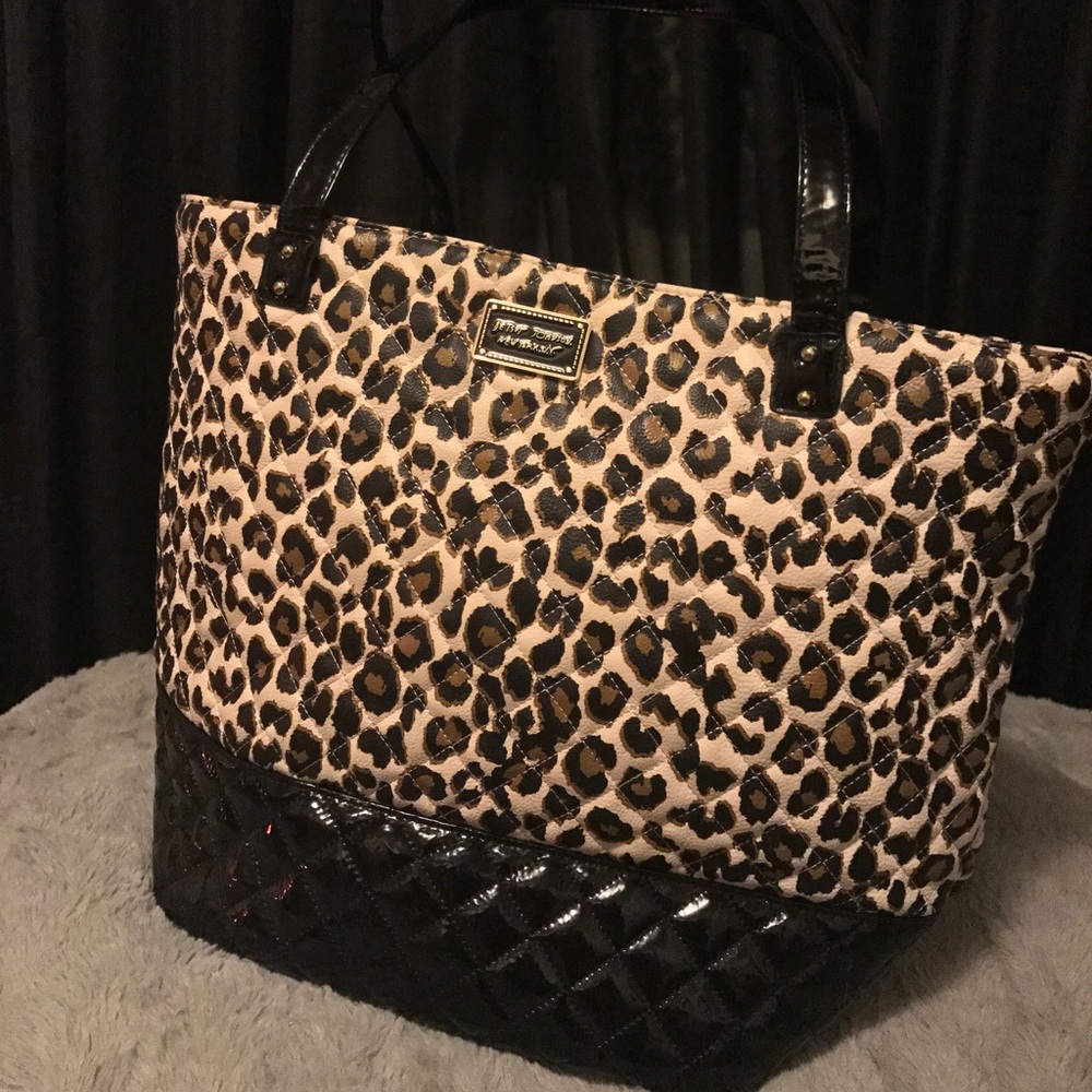 Betsey Johnson cheetah tote