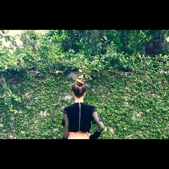 Velvet Tassel Top - Picture 2 of 2