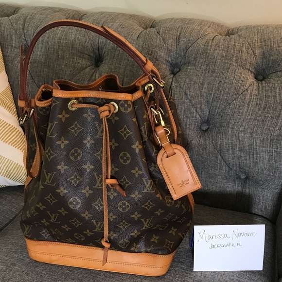 ‼️SOLD‼️ Louis Vuitton Noe GM with luggage tag - Picture 1 of 8