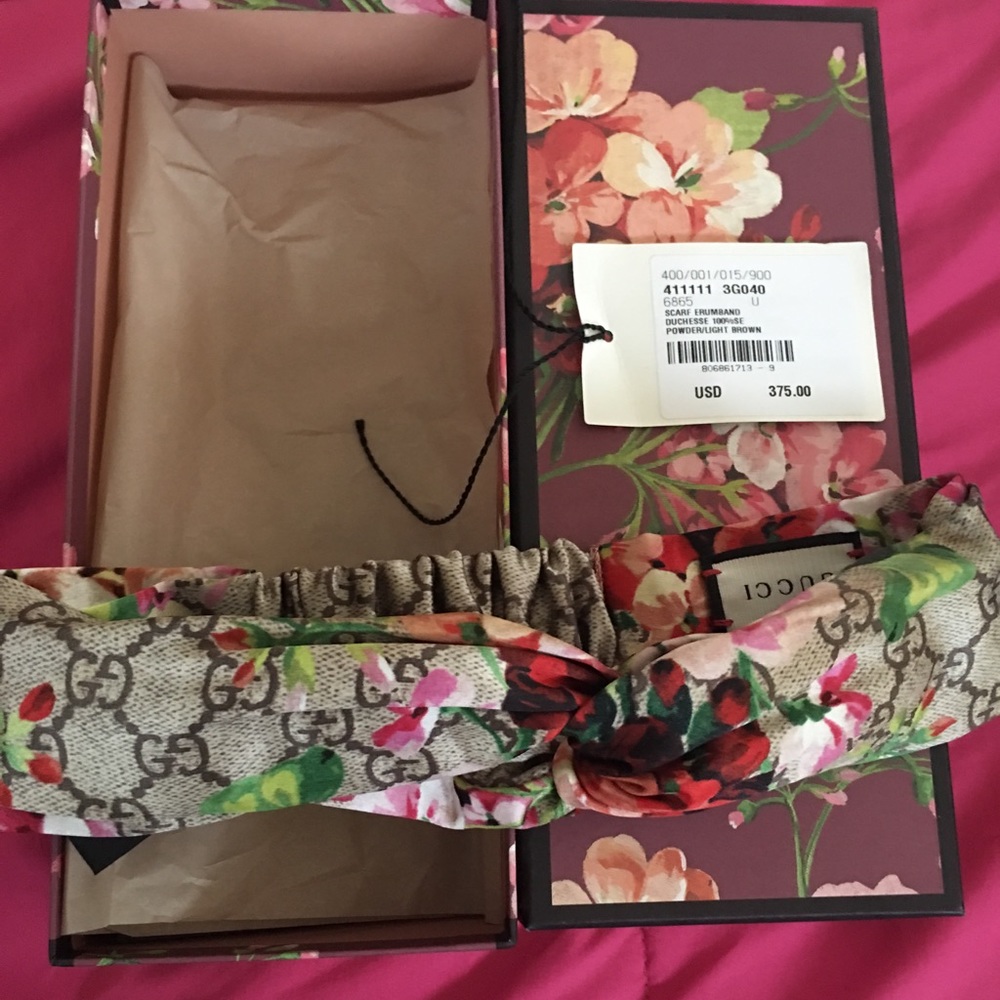 💯 Percent Authentic Floral Gucci head band