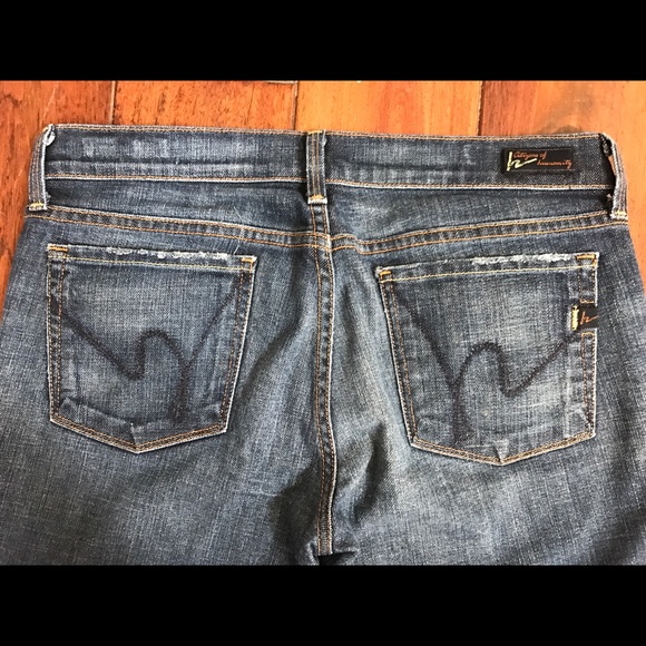 Citizens of Humanity Low Waist Cropped Jeans - Picture 3 of 3