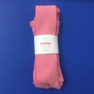 NEW Hanna Andersson Pink Footed Tights