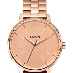 Nixon Kensington rose gold watch