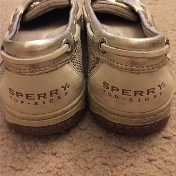 Gold Sperrys - Picture 3 of 3