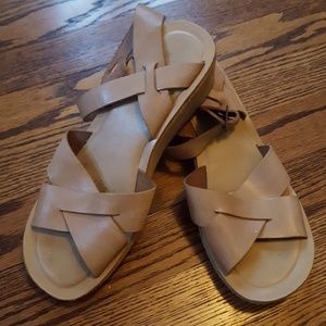 KorkEase Leather Sandals
