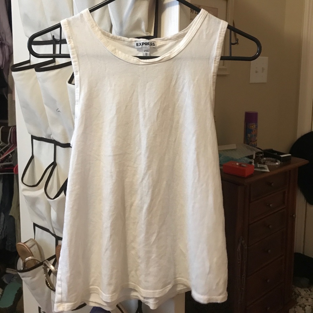 White tank top